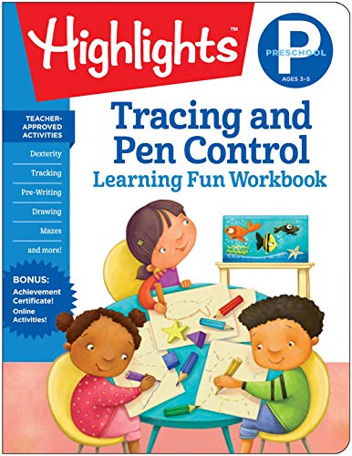 Preschool Tracing And Pen Control (Highlights Learning Fun Workbooks)