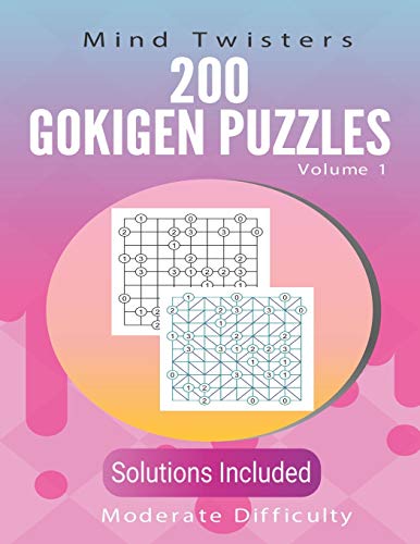 200 Gokigen Puzzles - Mind Twisters - Moderate Difficulty - Volume 1