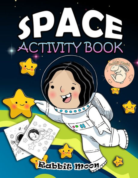 Space Activity Book : For Kids Ages 4-8: A Fun Kid Workbook Game For Learning, Solar System Coloring, Mazes, Word Search And More! - 9781686168109