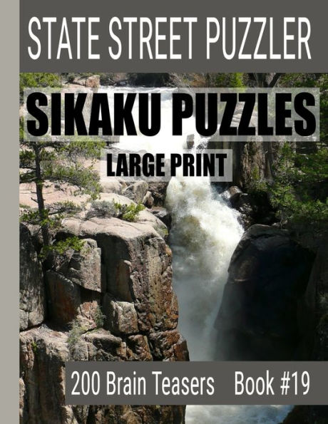 Sikaku Puzzles : Large Print 200 Brain Teaser Book #19: Fun Filled Puzzles And Solutions For Beginners And Up