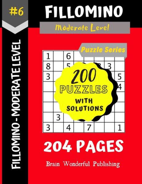 Fillomino Puzzle Series: 200 Brain Teasers Puzzle Book Collection (Fillomino 200 Puzzles) - 9781687153142