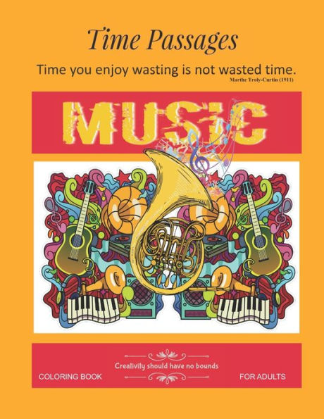 Music Coloring Book For Adults : Unique New Series Of Design Originals Coloring Books For Adults, Teens, Seniors