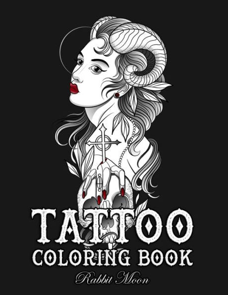 Tattoo Coloring Book : An Adult Coloring Book With Awesome, Sexy, And Relaxing Tattoo Designs For Men And Women - 9781687719645