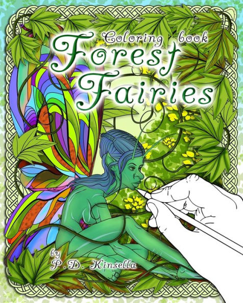 Forest Fairies: Fairy Coloring Book