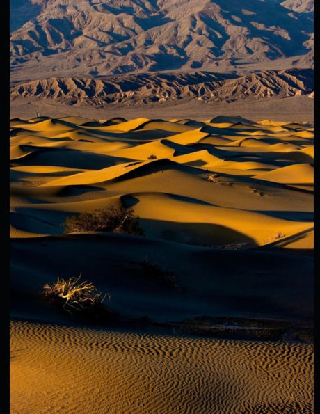Death Valley Mountains and Sand Dunes