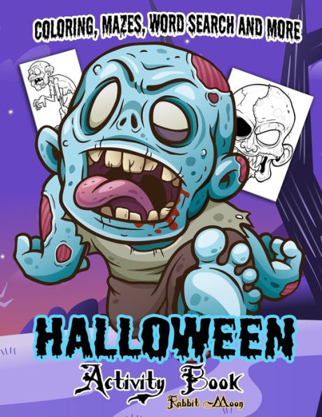Halloween Activity book: A Fun Kid Workbook Game For Learning, Coloring, Mazes, Word Search and More ! (Halloween Collection) - 9781688212961