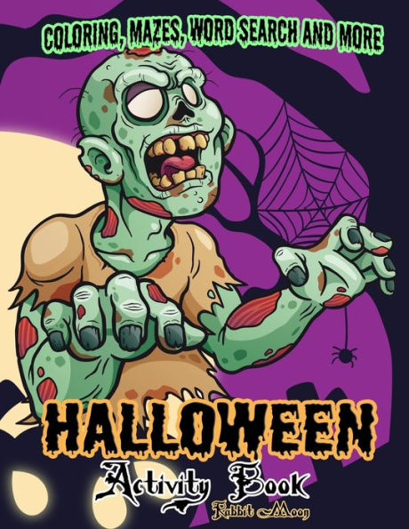 Halloween Activity book: A Fun Kid Workbook Game For Learning, Coloring, Mazes, Word Search and More ! (Halloween Collection) - 9781688213036