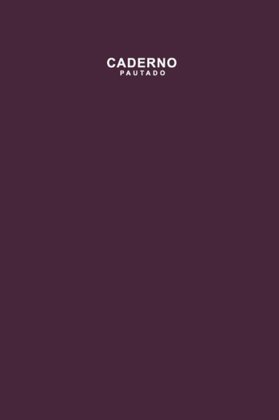 Caderno Pautado: Livro Para Escrever Violeta (Portuguese Edition)