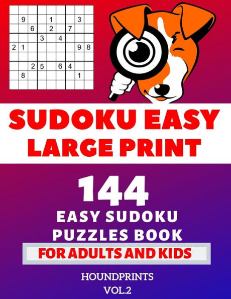 Sudoku Easy Large Print : 144 Easy Sudoku Puzzles Book For Adults And Kids - 9781688262317