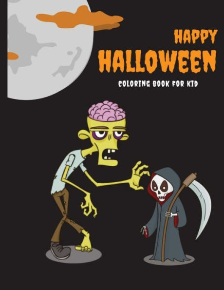 Happy Halloween: coloring book for kid (Halloween62) - 9781688354845