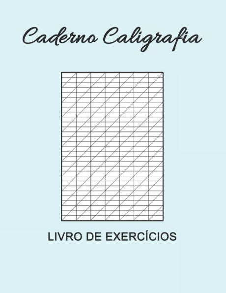 Caderno Caligrafia Livro de exercícios: Hand Lettering I Para praticar letras bonitas (Portuguese Edition)