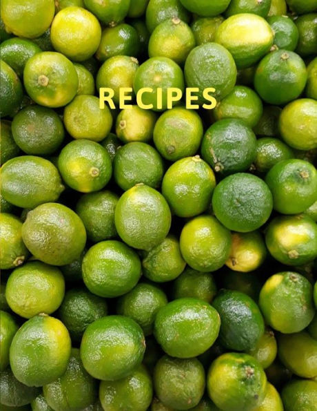 Recipes: A Cook's Aid To Note Down Recipes And Meal Ideas