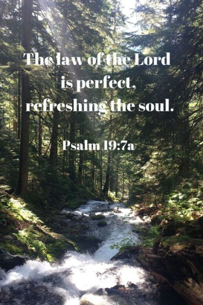 The Law Of The Lord Is Perfect, Refreshing The Soul. Psalm 19 : 7A: Bible Memory Verse Guide - Practical Resource To Aid Godly Christian Women In The Memorization Of Scripture - Beautiful Floral Themed Interior