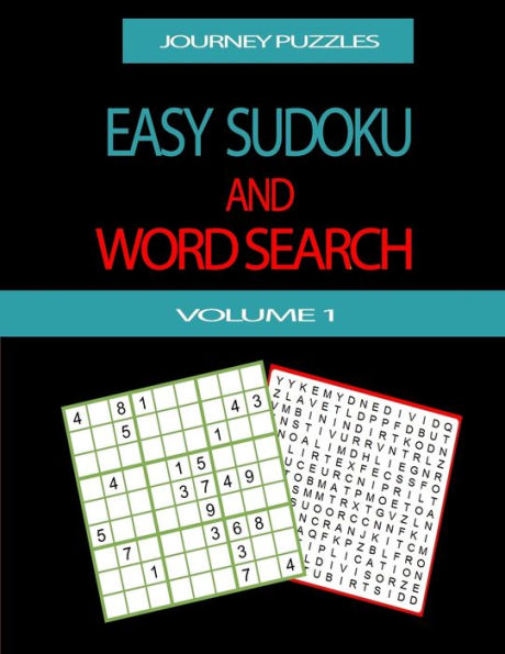 Journey Puzzles: Easy Sudoku and Word Search (Volume 1) - 80 PUZZLES