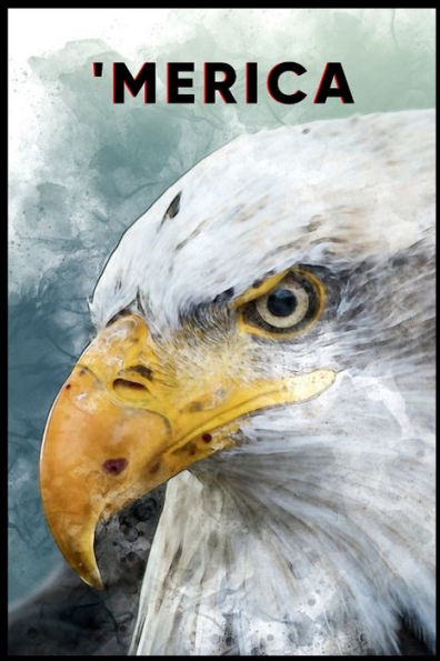 'Merica : Maga - American Pride - 119 College Rule Pages - 6"X9" - Made In The Usa