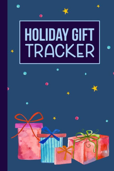 Holiday Gift Tracker: A Christmas Holiday Shopping List Book