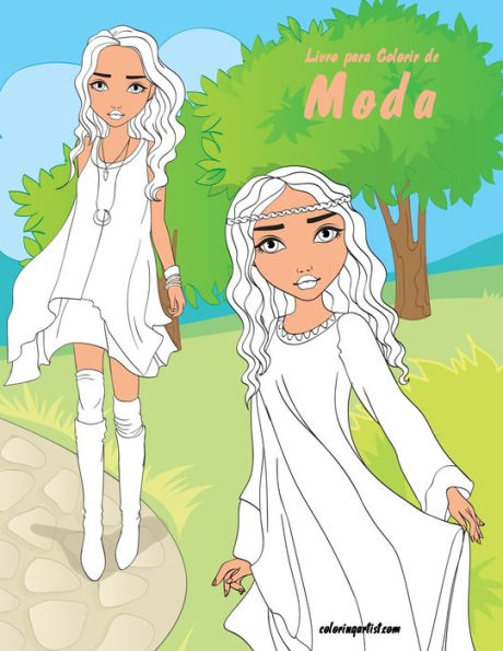 Livro Para Colorir De Moda 1