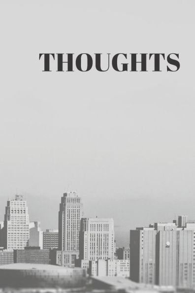 Thoughts : 90 Pages Of 6 X 9 Inch White Numbered Pages No Lines
