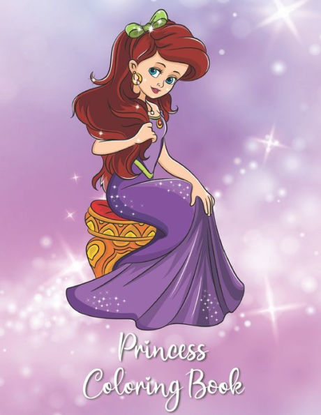 Princess Coloring Book : Pretty Princess Coloring Book For Toddlers, Preschool, Girls Ages 2-4, 2-8 - Kittens -