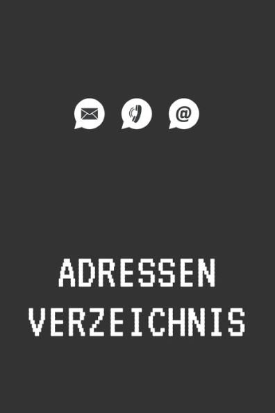 Adressenverzeichnis: Adressbuch für Kontakte und Telefonnummern | Telefonbuch klein (German Edition)
