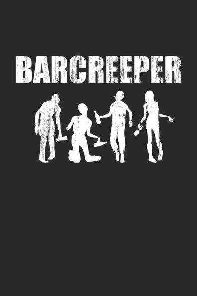 Barcreeper: Notizheft f?r Barmann & Barkeeper zu Halloween f?r den Stammtisch | A5 | kariert
