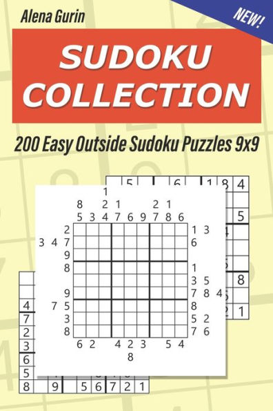 Sudoku Collection : 200 Easy Outside Sudoku Puzzles 9X9