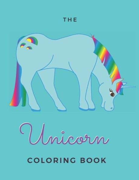 The Unicorn Coloring Book : For Adults - 20 Pages - Paperback - Made In Usa - Size 8.5 X 11