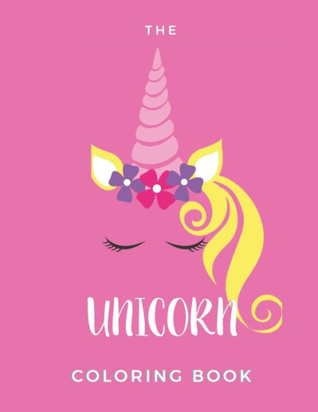 The Unicorn Coloring Book : Coloring Booklet For Adults - 20 Pages - Paperback - Made In Usa - Size 8.5 X 11