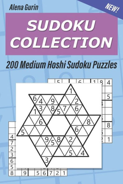 Sudoku Collection : 200 Medium Hoshi Sudoku Puzzles