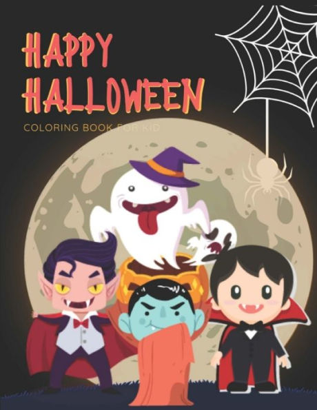 Happy Halloween: Coloring Book For Kid (Halloween62) - 9781693961151