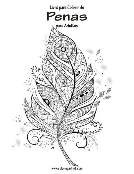 Livro Para Colorir De Penas Para Adultos 1