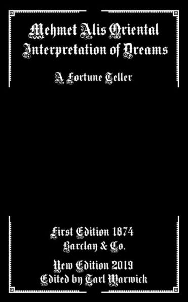 Mehmet Alis Oriental Dream Interpretation : A Fortune Teller