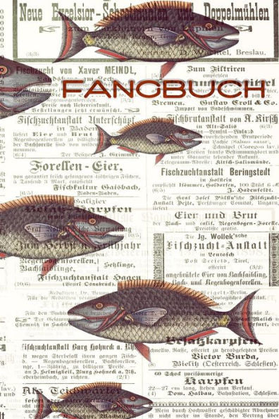 Fangbuch: Ein Fangbuch für Angler | Vintage-Design (German Edition)