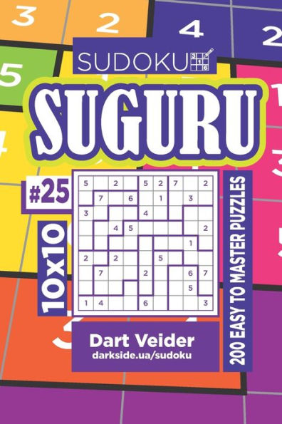 Sudoku Suguru - 200 Easy To Master Puzzles 10X10