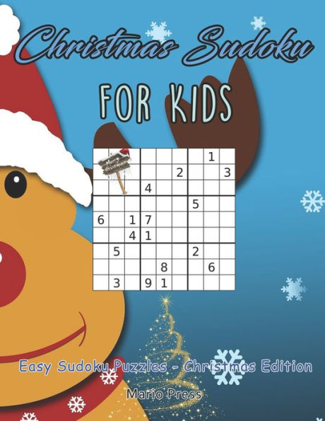 Christmas Sudoku For Kids: Christmas Sudoku For Kids - 9781695304253