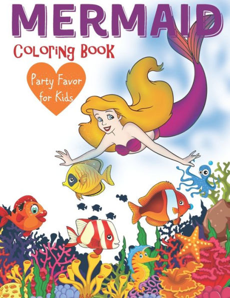 Mermaid Coloring Book Party Favor For Kids : Cute Nautical Themed Color, Dot To Dot, And Word Search Puzzles Provide Hours Of Fun For Creative Young Children