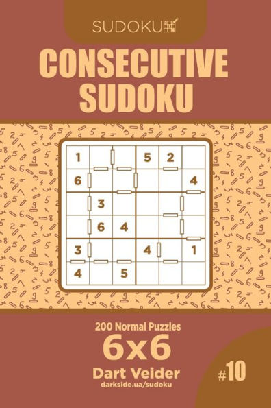 Consecutive Sudoku - 200 Normal Puzzles 6x6 (Volume 10)