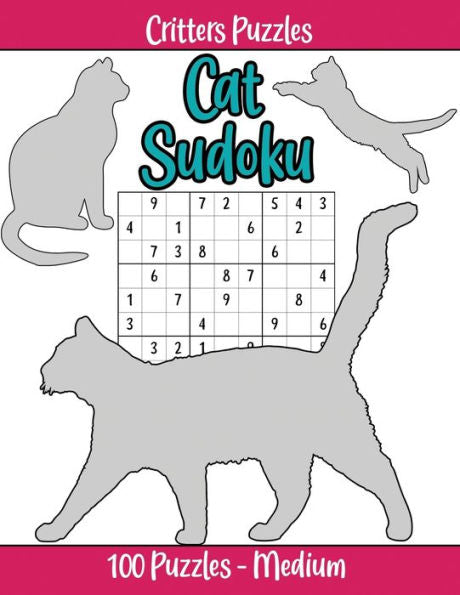 Medium Cat Sudoku : Medium Difficulty Level For Cat And Sudoku Lovers