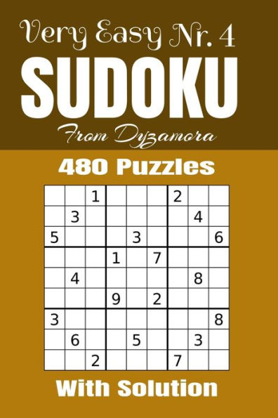 Very Easy Sudoku Nr. 4 : 480 Puzzles With Solution