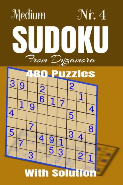 Medium Sudoku Nr. 4 : 480 Puzzles With Solution