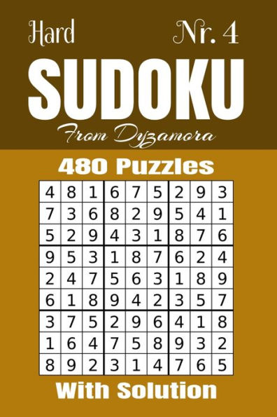 Hard Sudoku Nr.4: 480 puzzles with solution