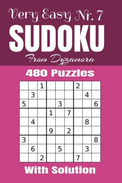 Very Easy Sudoku Nr. 7 : 480 Puzzles With Solution