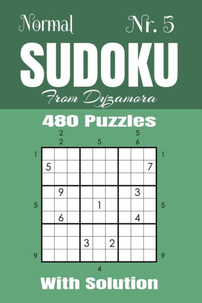 Normal Sudoku Nr. 5 : 480 Puzzles With Solution
