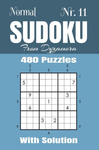 Normal Sudoku Nr. 11 : 480 Puzzles With Solution