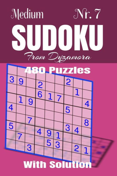 Medium Sudoku Nr. 7 : 480 Puzzles With Solution