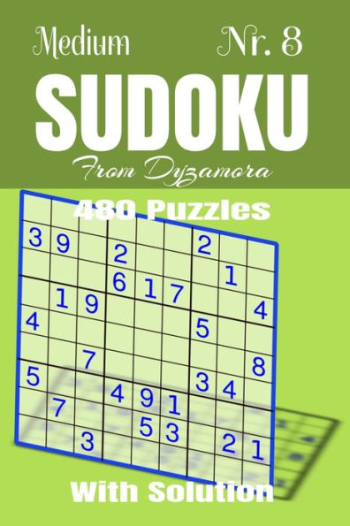 Medium Sudoku Nr. 8 : 480 Puzzles With Solution