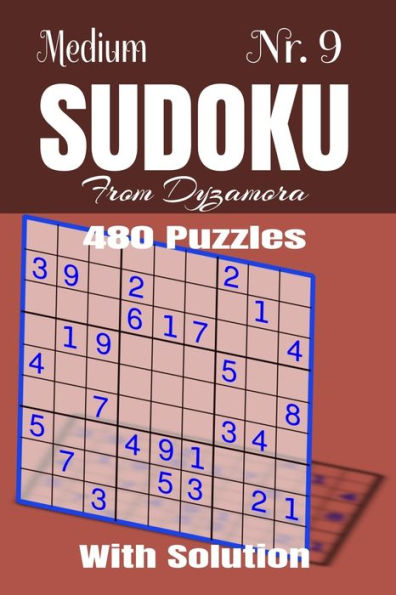 Medium Sudoku Nr. 9 : 480 Puzzles With Solution