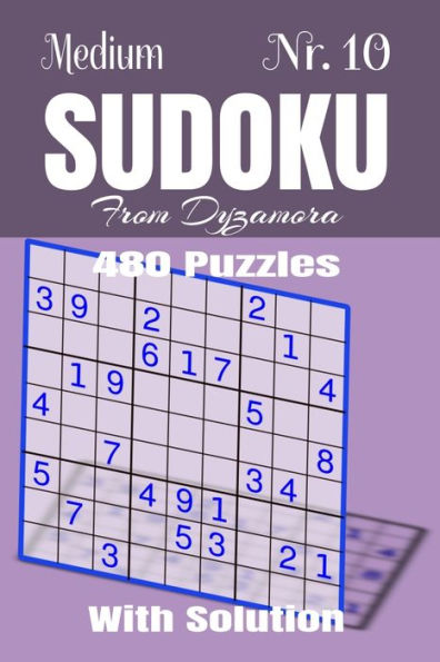 Medium Sudoku Nr. 10 : 480 Puzzles With Solution