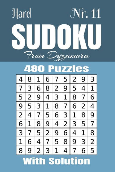 Hard Sudoku Nr.11: 480 puzzles with solution