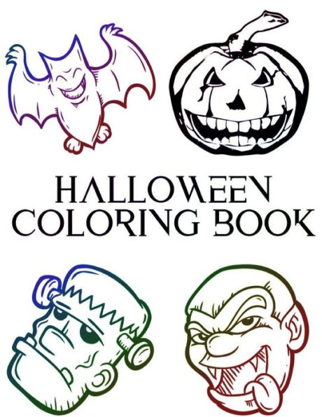 Halloween coloring book: Happy Halloween coloring book: Halloween Characters coloring book, coloring Halloween decorations, Halloween hocus pocus Coloring Book for Adults